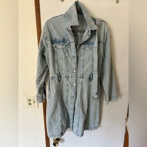 GAP Light Blue Denim Dress